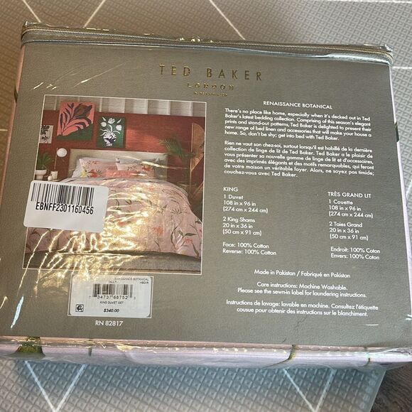 Ted Baker
Renaissance Cotton 3-Piece Duvet Cover Set. KING - Picture 4 of 6